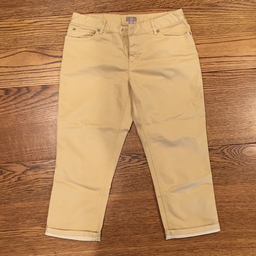 J Jill mustard capris